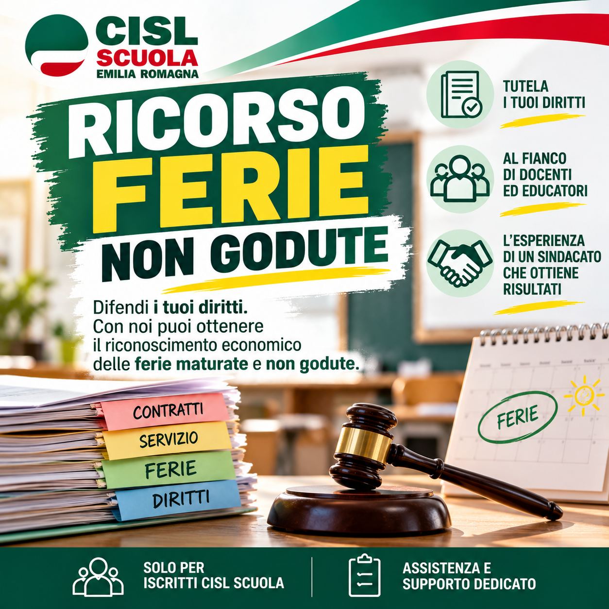 RICORSO FERIE NON GODUTE